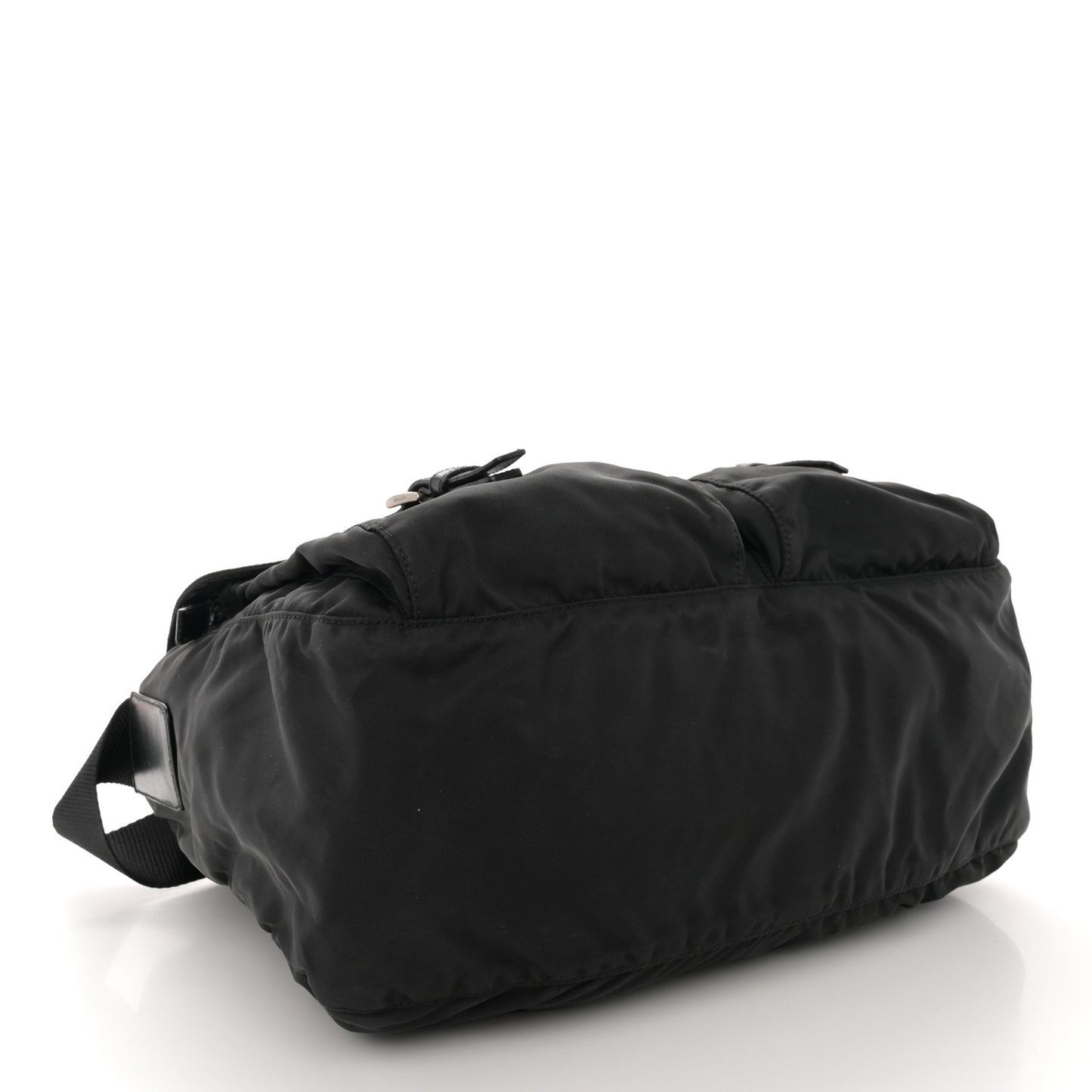 Nylon Vela Sport Messenger Bag Black