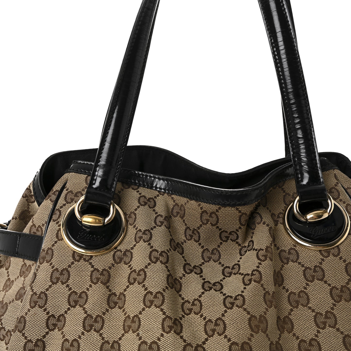 Monogram Large Full Moon Tote  Black