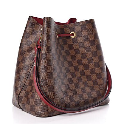 Louis Vuitton Damier Ebene Neonoe MM Cherry Berry 3 of 9