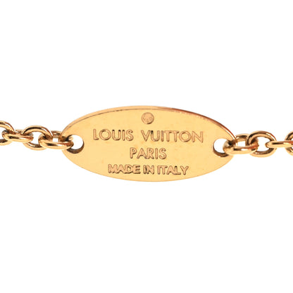 Louis Vuitton Metal Crystal LV Iconic Bracelet Gold 4 of 6