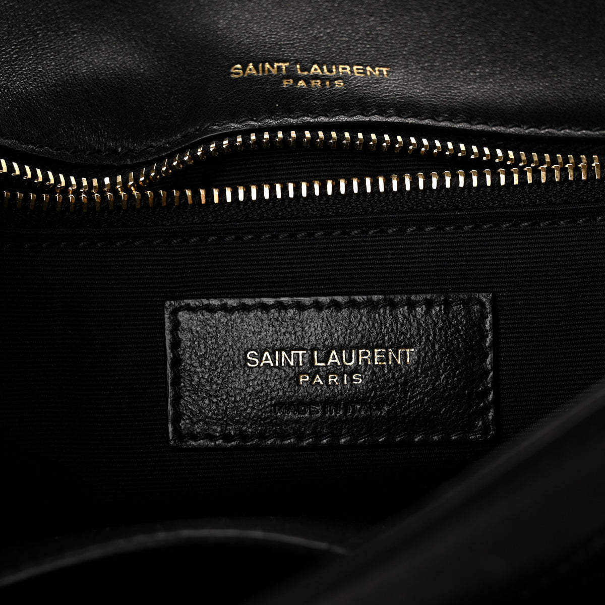 Saint Laurent Lambskin Matelasse Monogram Medium Niki Chain Satchel Black 6 of 10