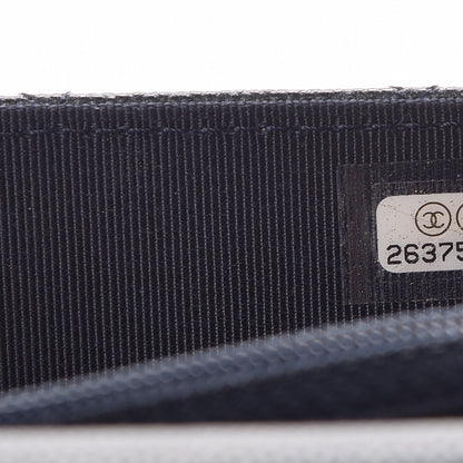 Chanel Caviar Quilted Square Wallet On Chain WOC Navy 8 of 9