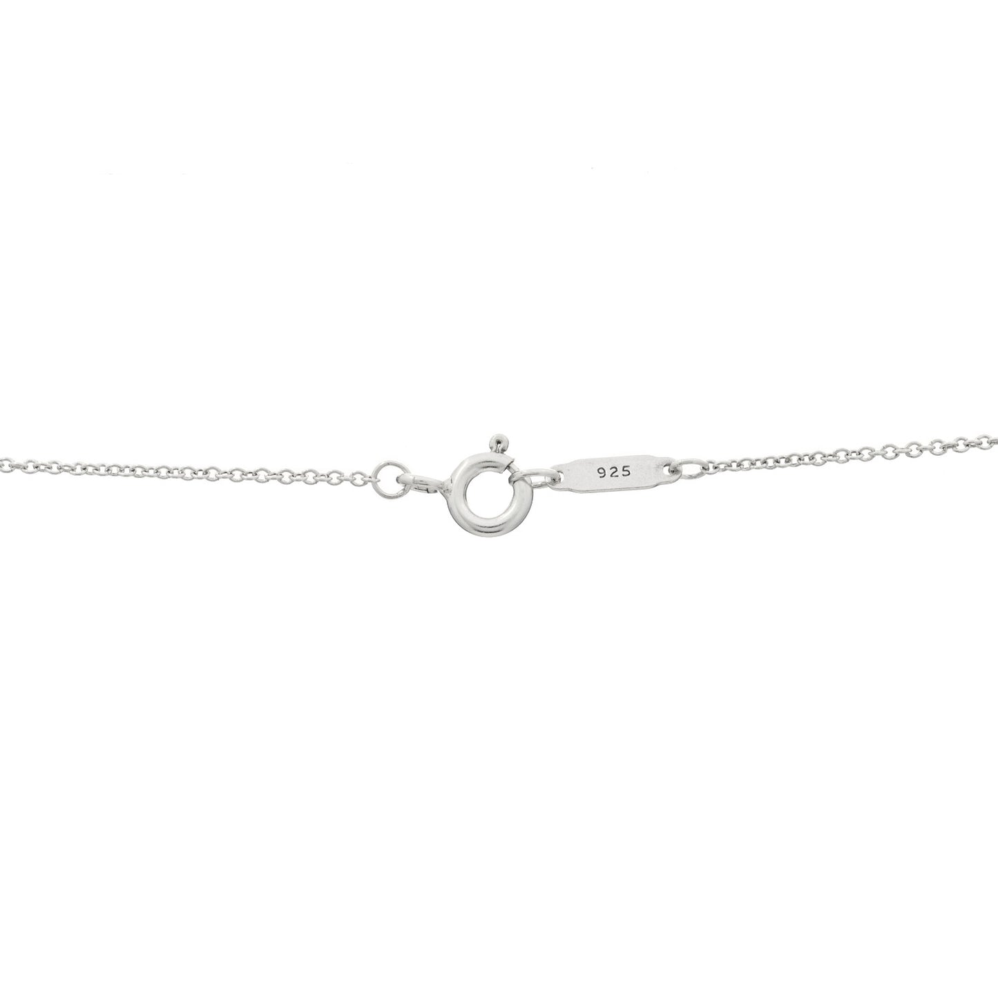 Sterling Silver Notes I Love You Heart Pendant Necklace