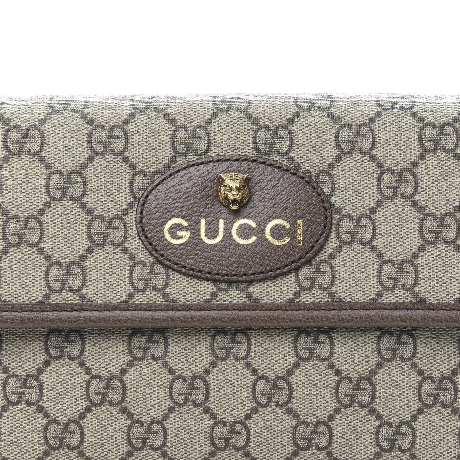 Gucci GG Supreme Monogram Neo Vintage Web Belt Bag Brown 10 of 10