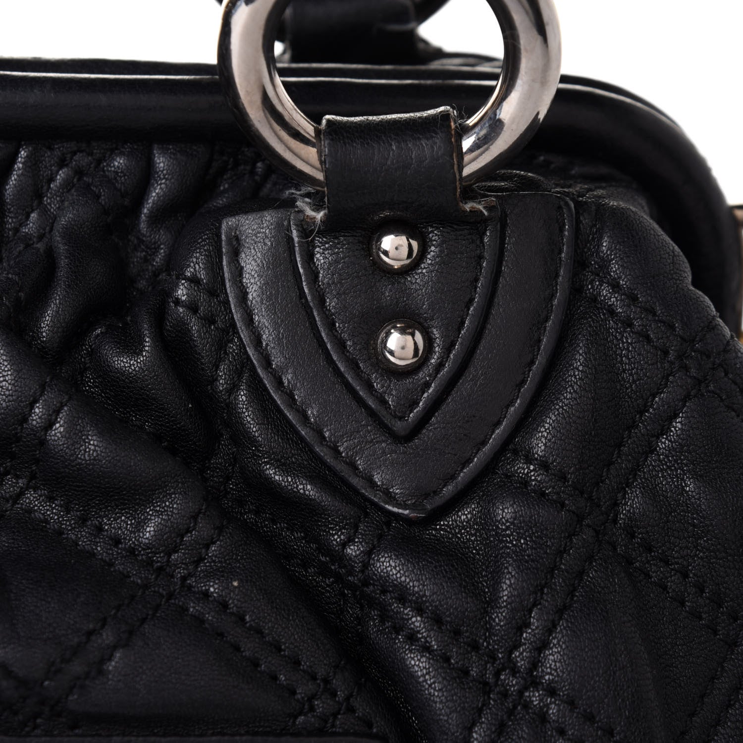 Marc Jacobs Calfskin Quilted Stam Black 9 of 17