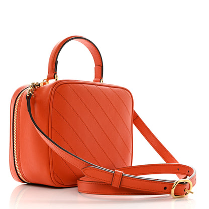 Gucci Sakai Be Green Calfskin Diagonal Stitched Small Blondie Shoulder Bag Orange 2 of 10