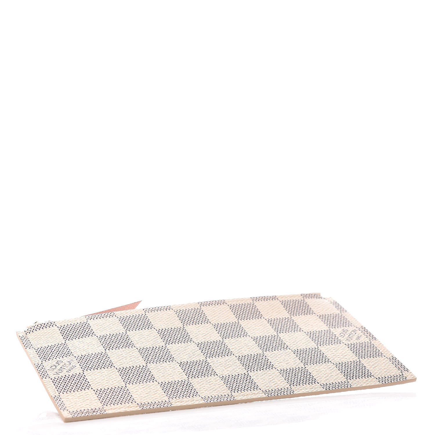 Louis Vuitton Damier Azur Felicie Chain Wallet Zippered Insert Rose Ballerine 4 of 6