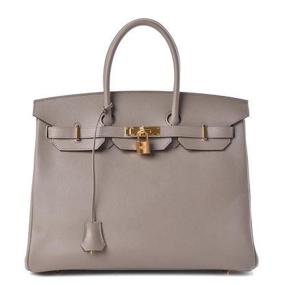 Hermes Epsom Birkin 35 Gris Asphalte 2 of 38