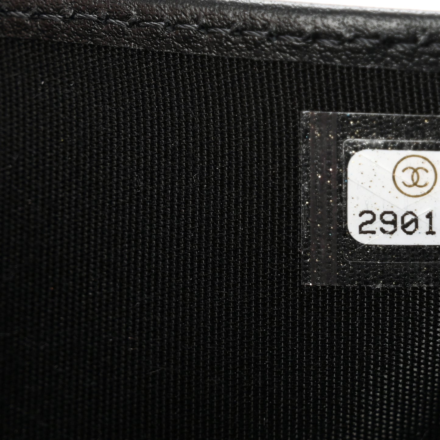 Caviar Quilted Compact Boy Wallet Black
