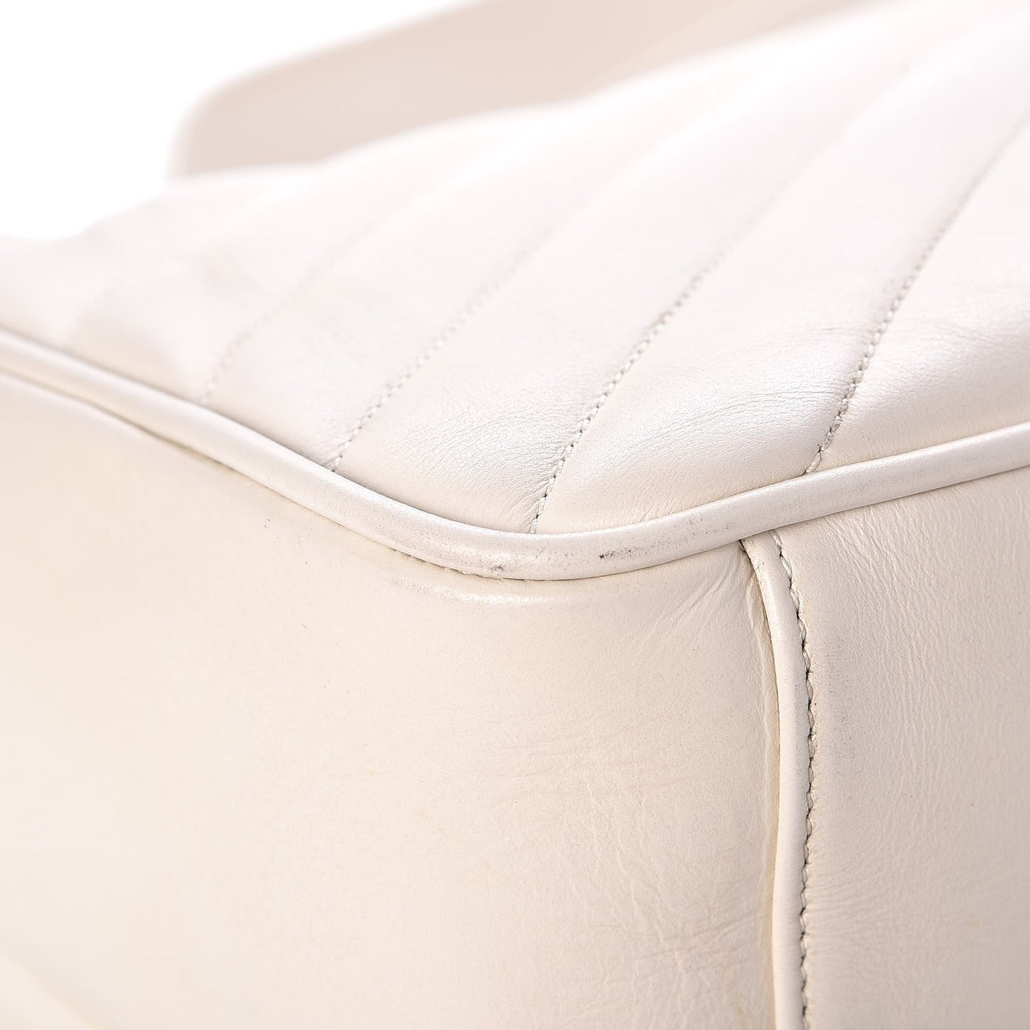 Calfskin Y Quilted Monogram Loulou Shoulder Bag Porcellana