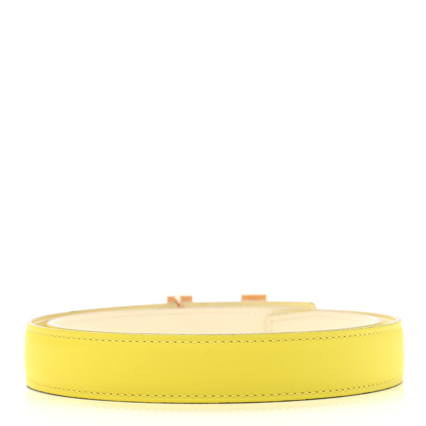 Swift Epsom 24mm Mini Constance H Belt 75 Jaune Craie