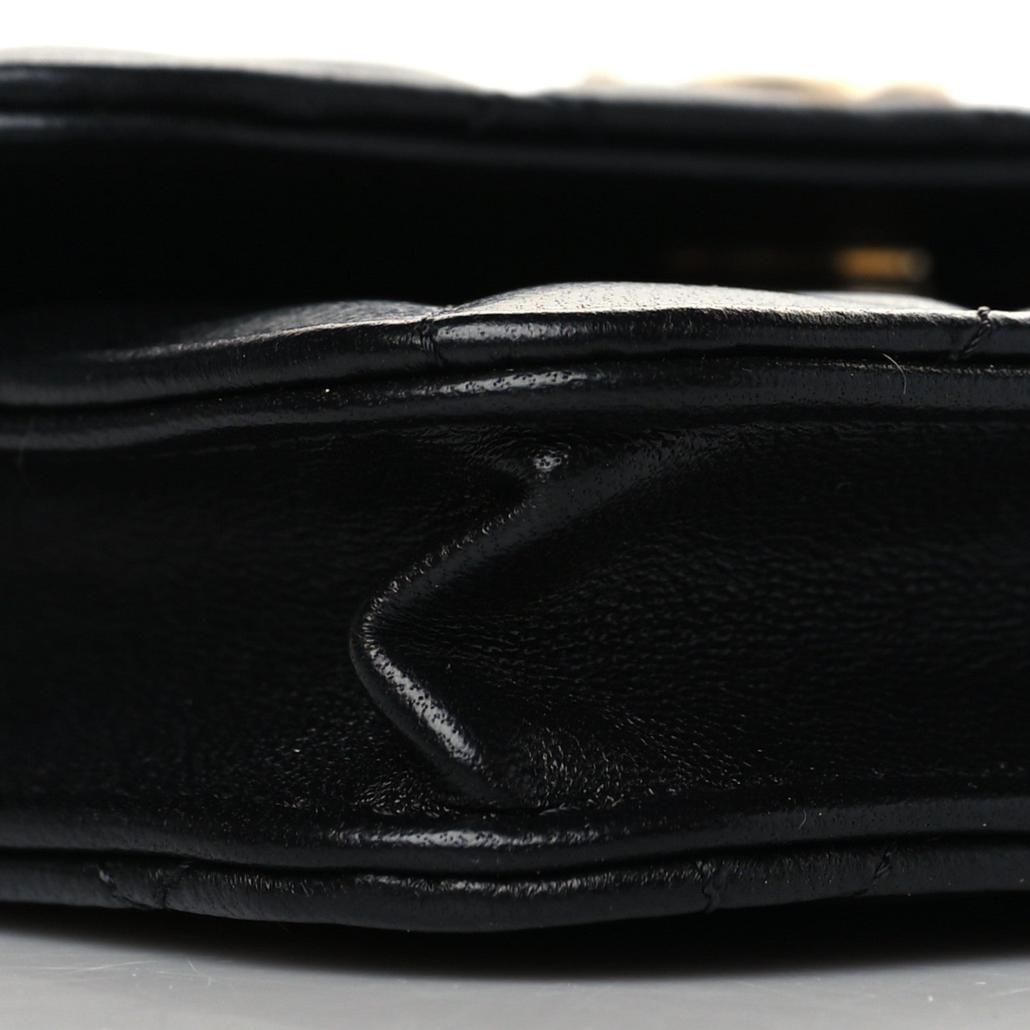 Chanel Lambskin Quilted Pearl Crush Clutch With Chain Black 10 of 12