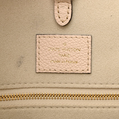 Louis Vuitton Empreinte Monogram Giant By The Pool Onthego MM Cream Saffron 6 of 11