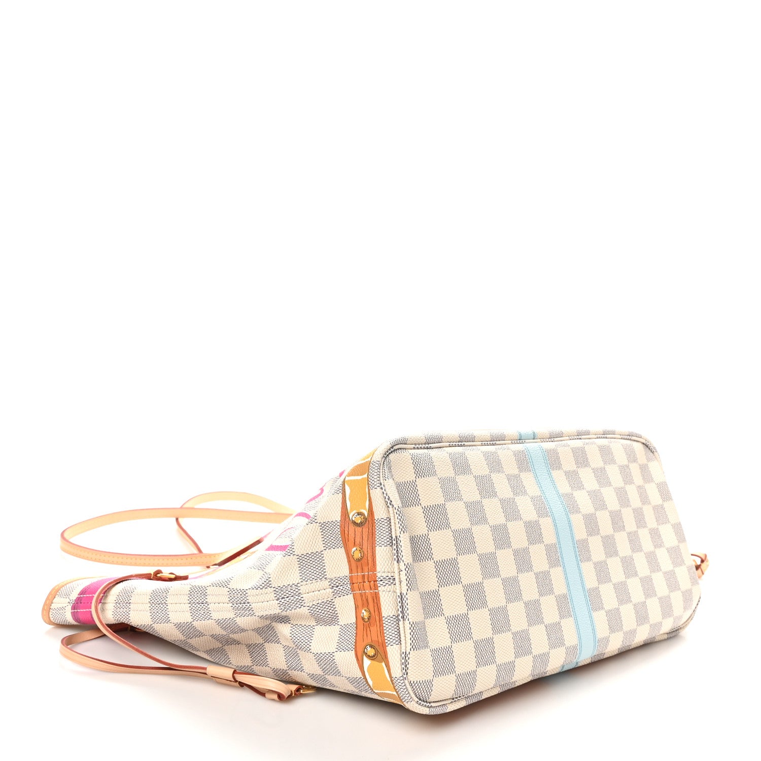 Louis Vuitton Damier Azur Summer Trunks Hawaii Neo Neverfull MM 5 of 10