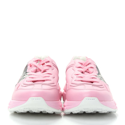Gucci Calfskin Mystic Cat Rhyton Sneakers 37.5 Sugar Pink 2 of 9