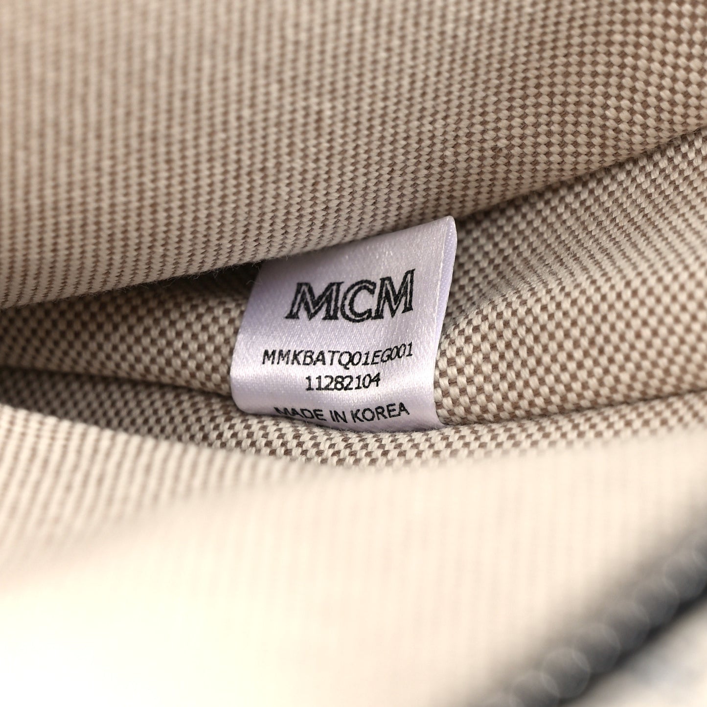 Vintage Jacquard Monogram Backpack Grey
