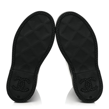 Chanel Caoutchouk CC High Boots 37 Black 6 of 9