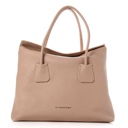 Burberry London Grainy Calfskin Medium Baynard Tote Light Nude 1 of 11