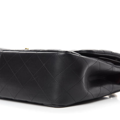 Chanel Lambskin Quilted Jumbo Double Flap Black 7 of 13