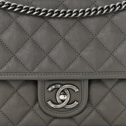 Chanel Caviar Quilted Medium French Riviera Flap Grey 8 of 13