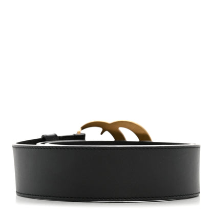 Gucci Calfskin Double G 40mm Belt 80 32 Black 2 of 8