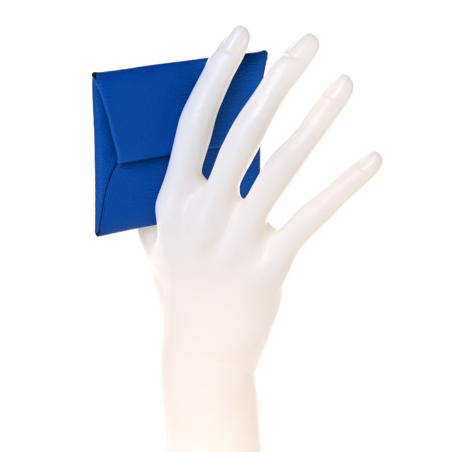 Hermes Chevre Mysore Bastia Coin Purse Bleu Electrique 2 of 12