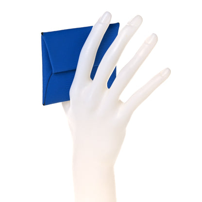 Hermes Chevre Mysore Bastia Coin Purse Bleu Electrique 2 of 12