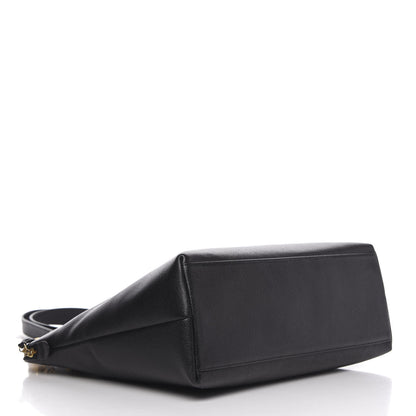 Chanel Caviar Large CC Shoulder Bag Black 4 of 10