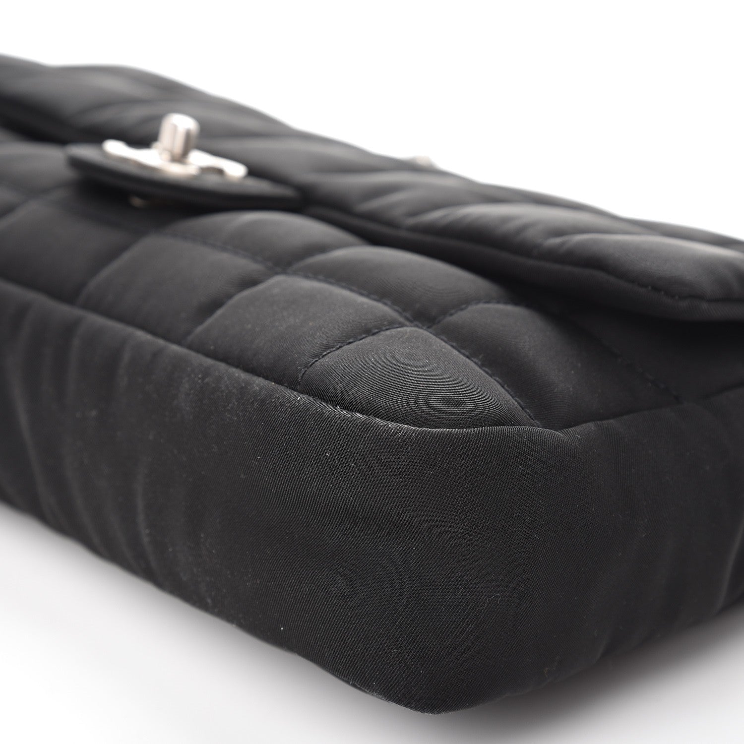 Chanel Nylon Square Quilted Flap Black 11 of 11