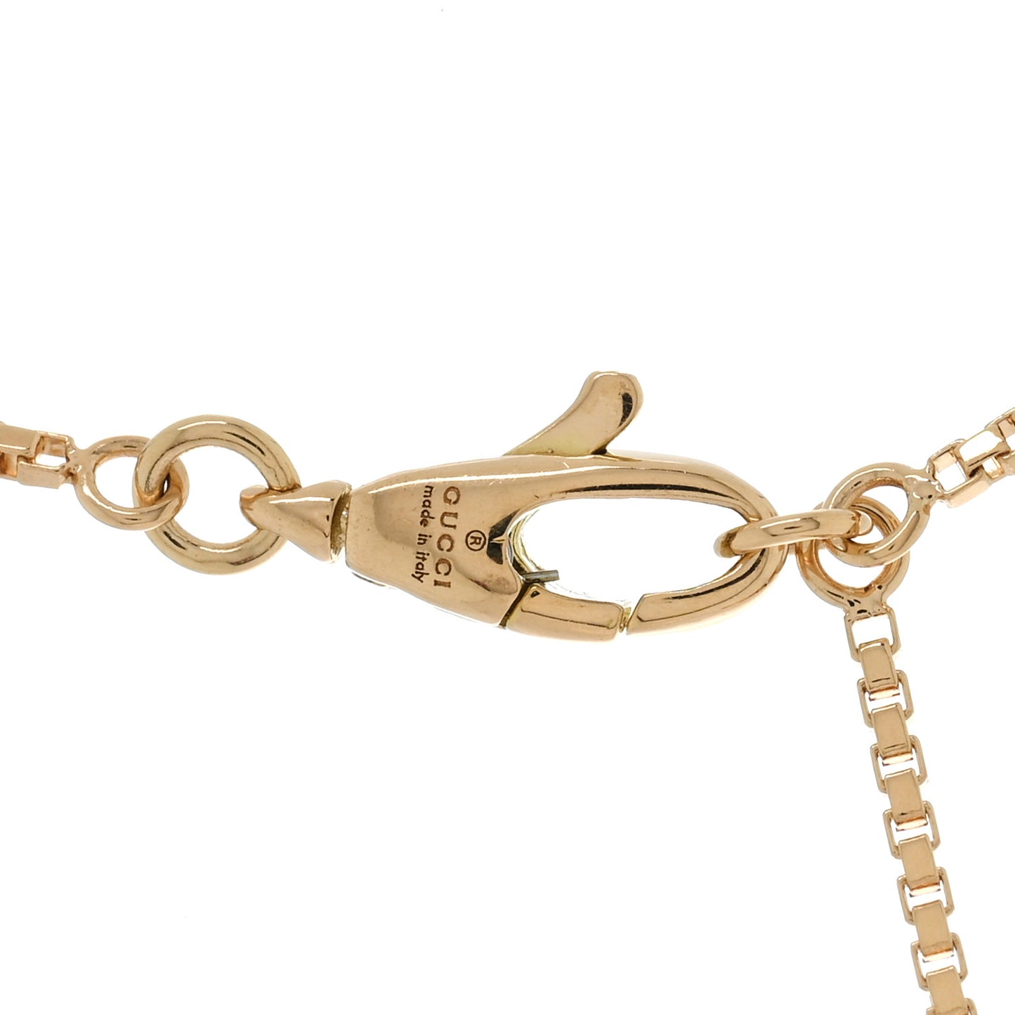 18K Yellow Gold Green Tourmaline Link to Love Bar Necklace