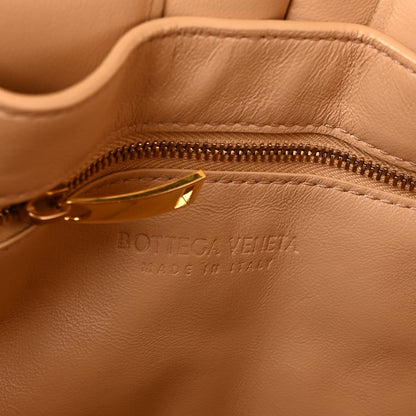Bottega Veneta Lambskin Maxi Intreccio Padded Chain Cassette Crossbody Bag Almond 6 of 9