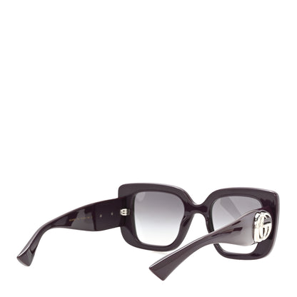 Gucci Acetate Square GG Marmont Logo Sunglasses GG1975S Purple 4 of 8