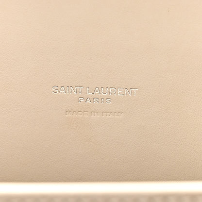 Saint Laurent Calfskin Crocodile Embossed Baby Sac De Jour Crema Soft 6 of 9