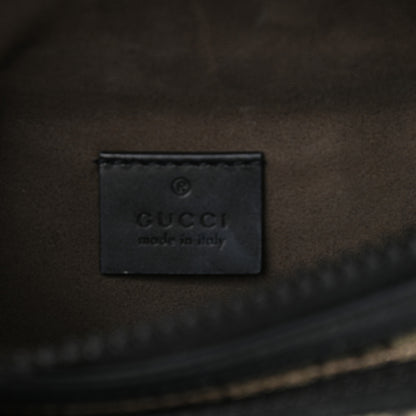 Gucci GG Supreme Monogram Belt Bag Black 6 of 11