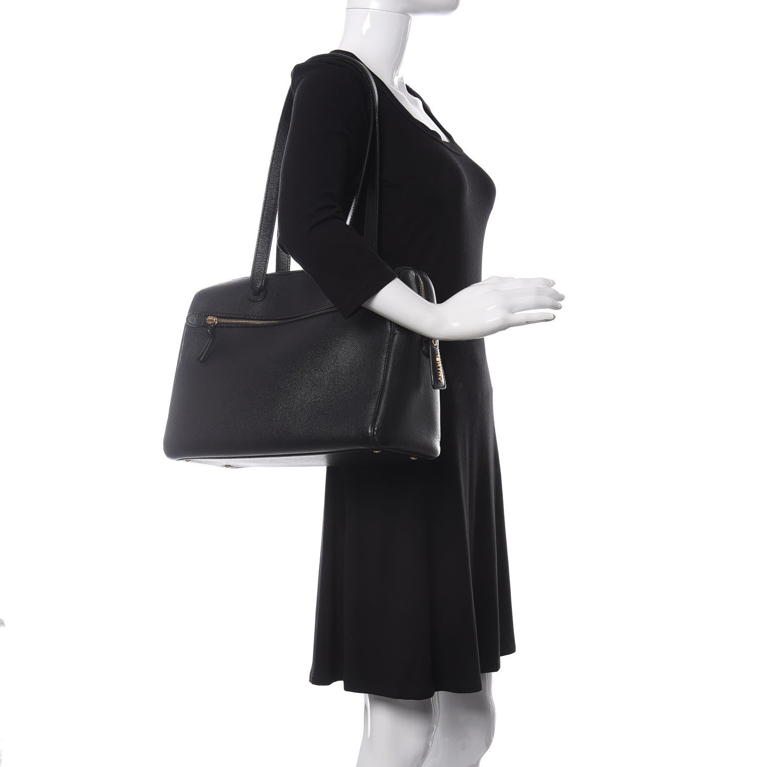 Chanel Caviar Shoulder Bag Black 2 of 12