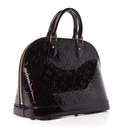 Louis Vuitton Vernis Alma PM Amarante 3 of 8