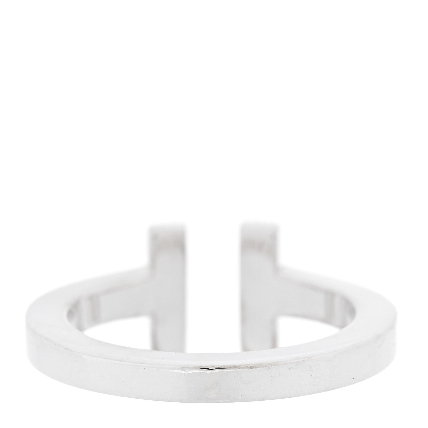 Tiffany Sterling Silver T Square Ring 50 5.25 3 of 4
