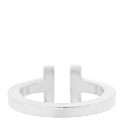 Tiffany Sterling Silver T Square Ring 50 5.25 3 of 4