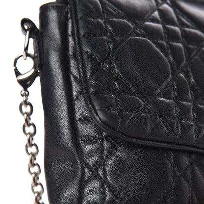 Christian Dior Lambskin Cannage New Lock Pouch Black 11 of 17