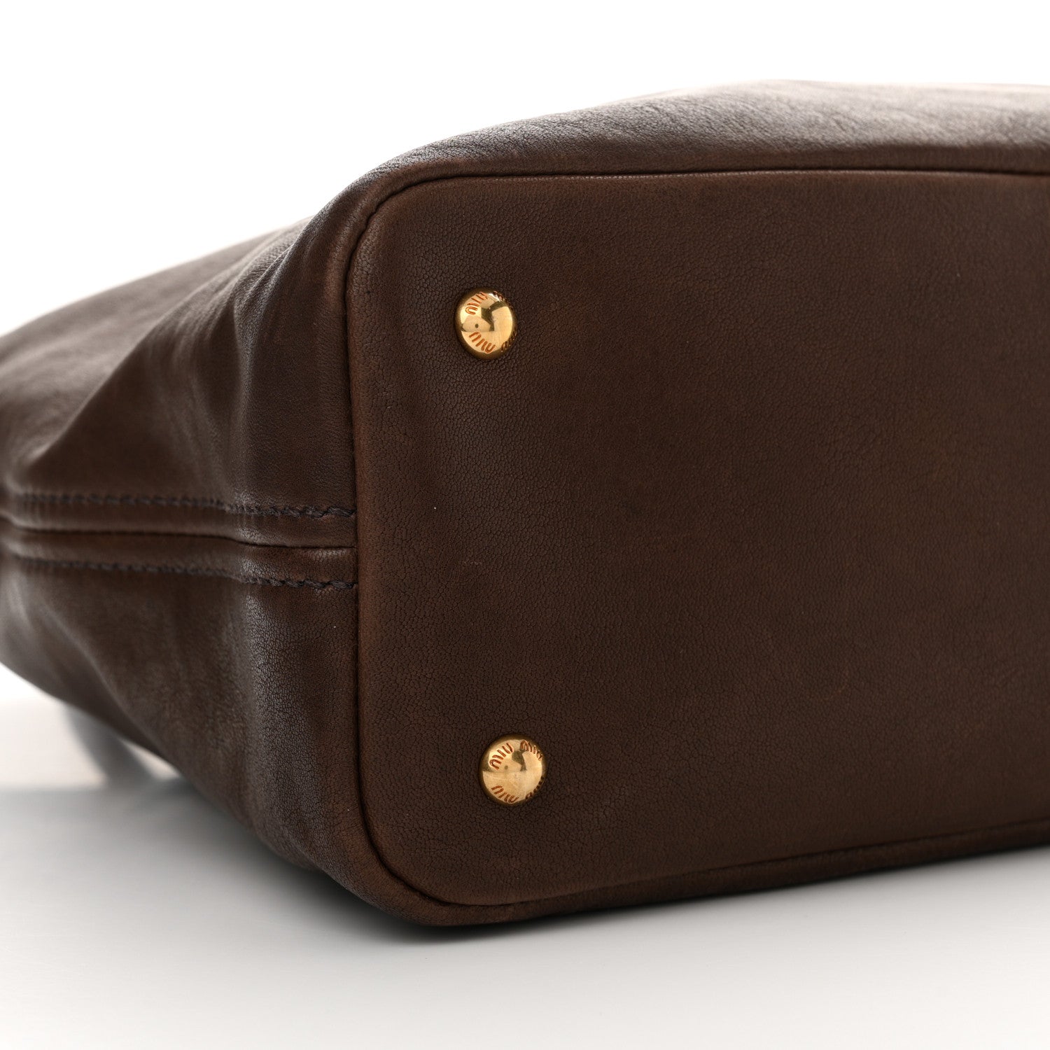Miu Miu Nappa Medium Aventure Bag Radica 8 of 12
