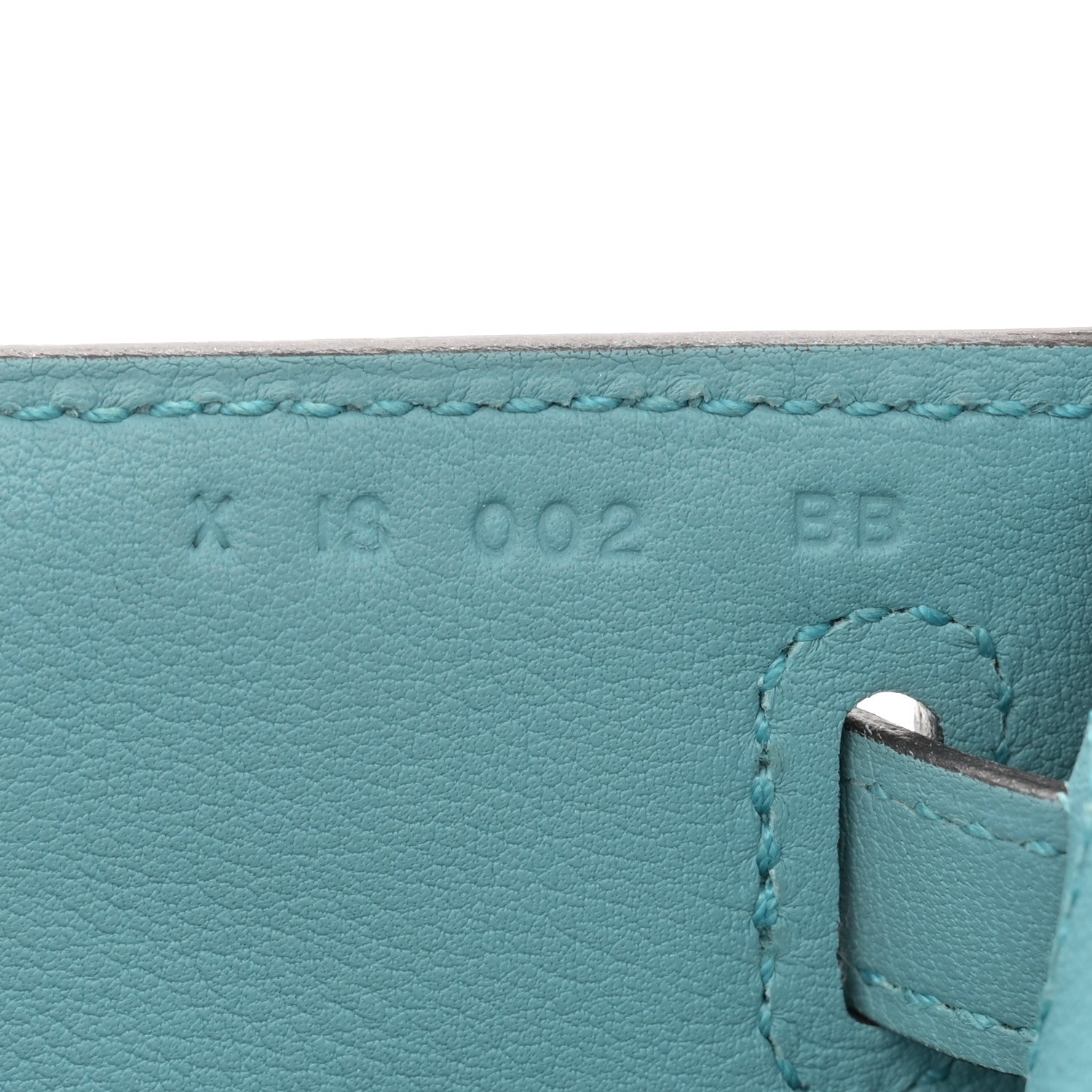 Hermes Swift Kelly Pochette Clutch Bleu Saint Cyr 7 of 13