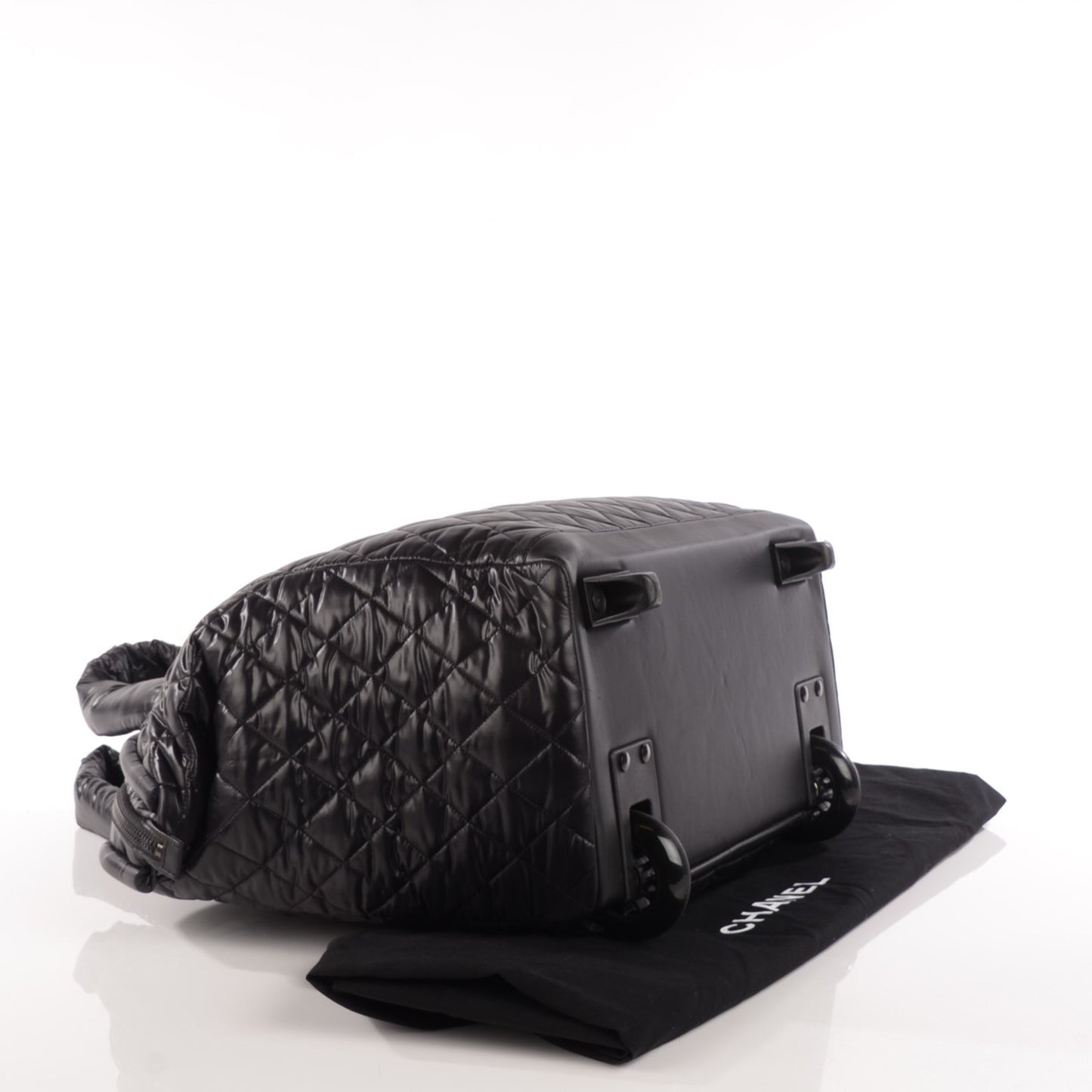 Nylon Quilted Coco Cocoon Trolley Black