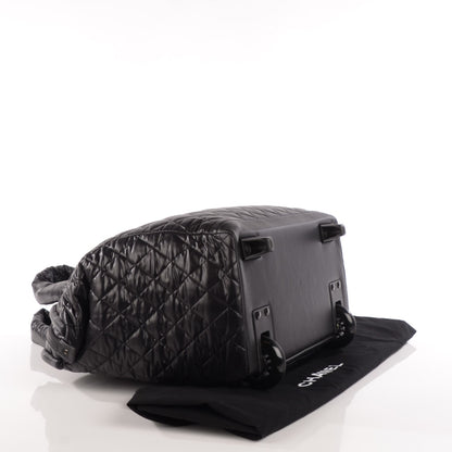Chanel Nylon Quilted Coco Cocoon Trolley Black 4 of 7