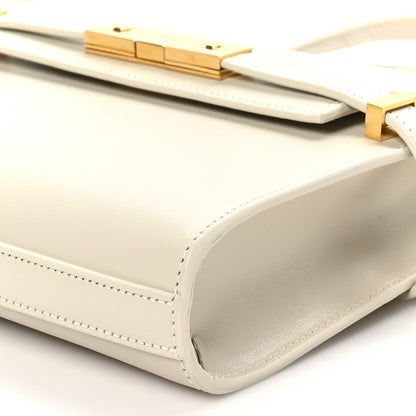 Saint Laurent Smooth Calfskin Mini Manhattan Shoulder Bag Crema Soft 10 of 11