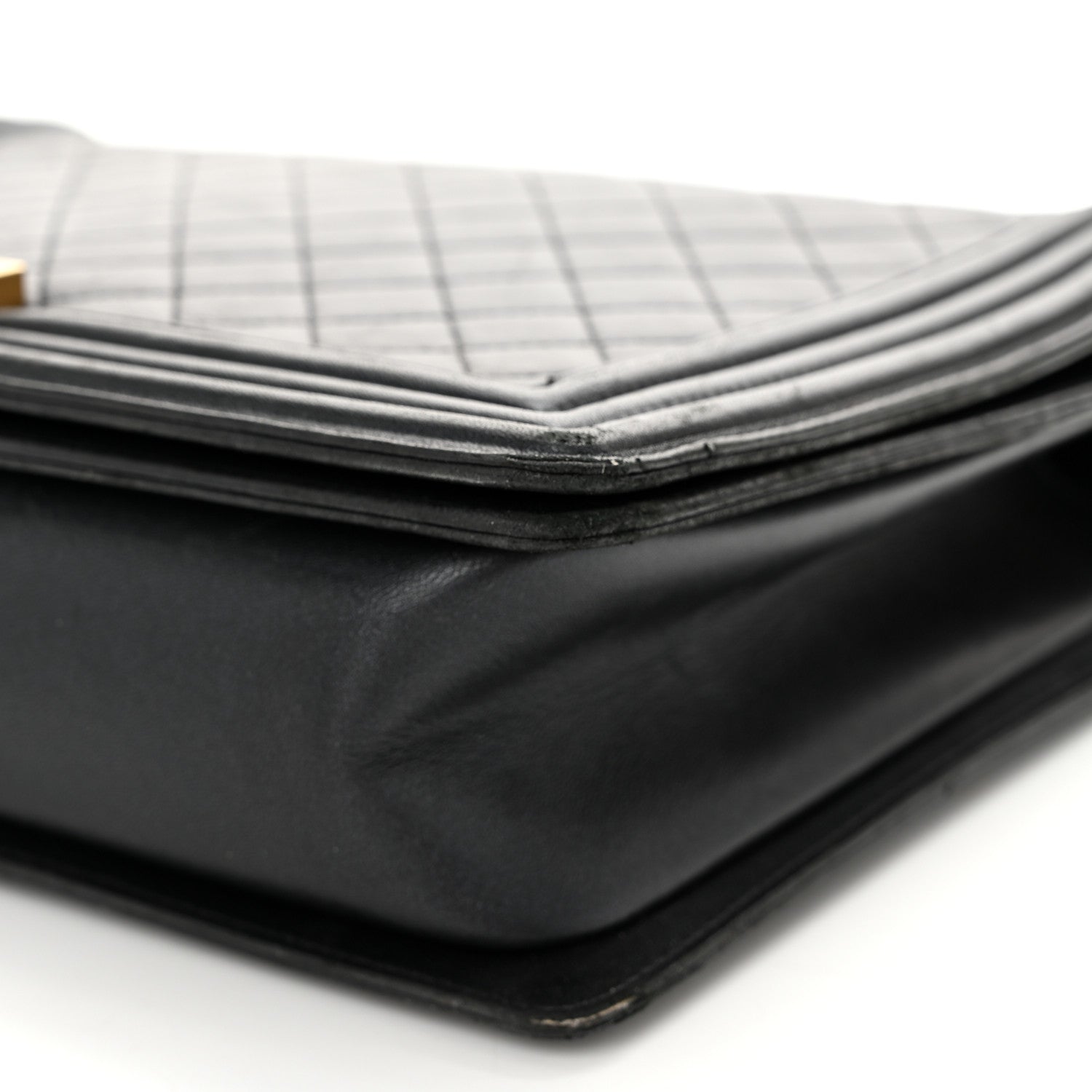 Chanel Lambskin Quilted Large Boy Flap Black 10 of 11