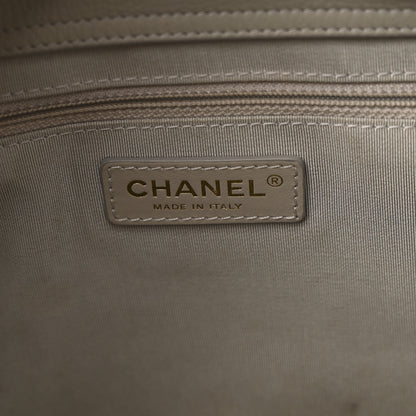 Chanel Bullskin Stitched Large Shopping Bag Grey 6 of 11