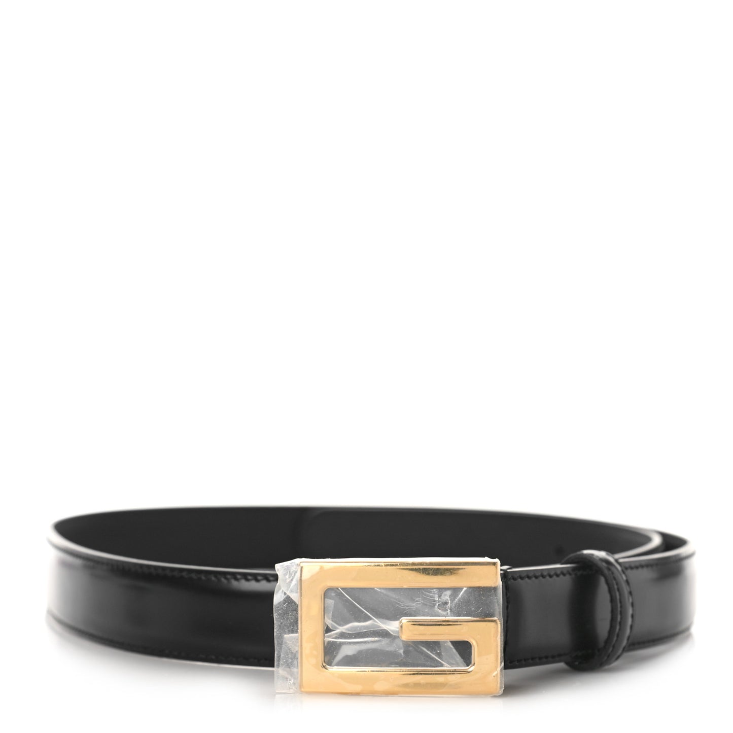 Calfskin Icaro G Cube 25mm Belt 90 36 Black