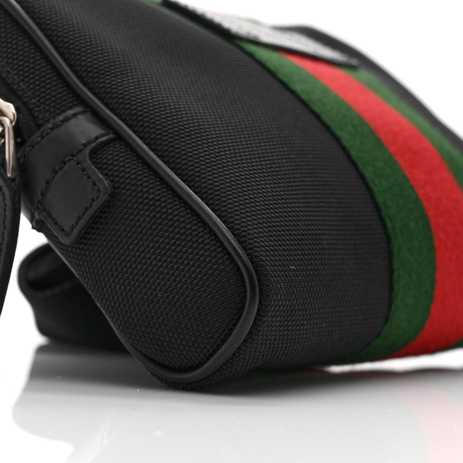 Gucci Canvas Web Slim Belt Bag Black 11 of 11
