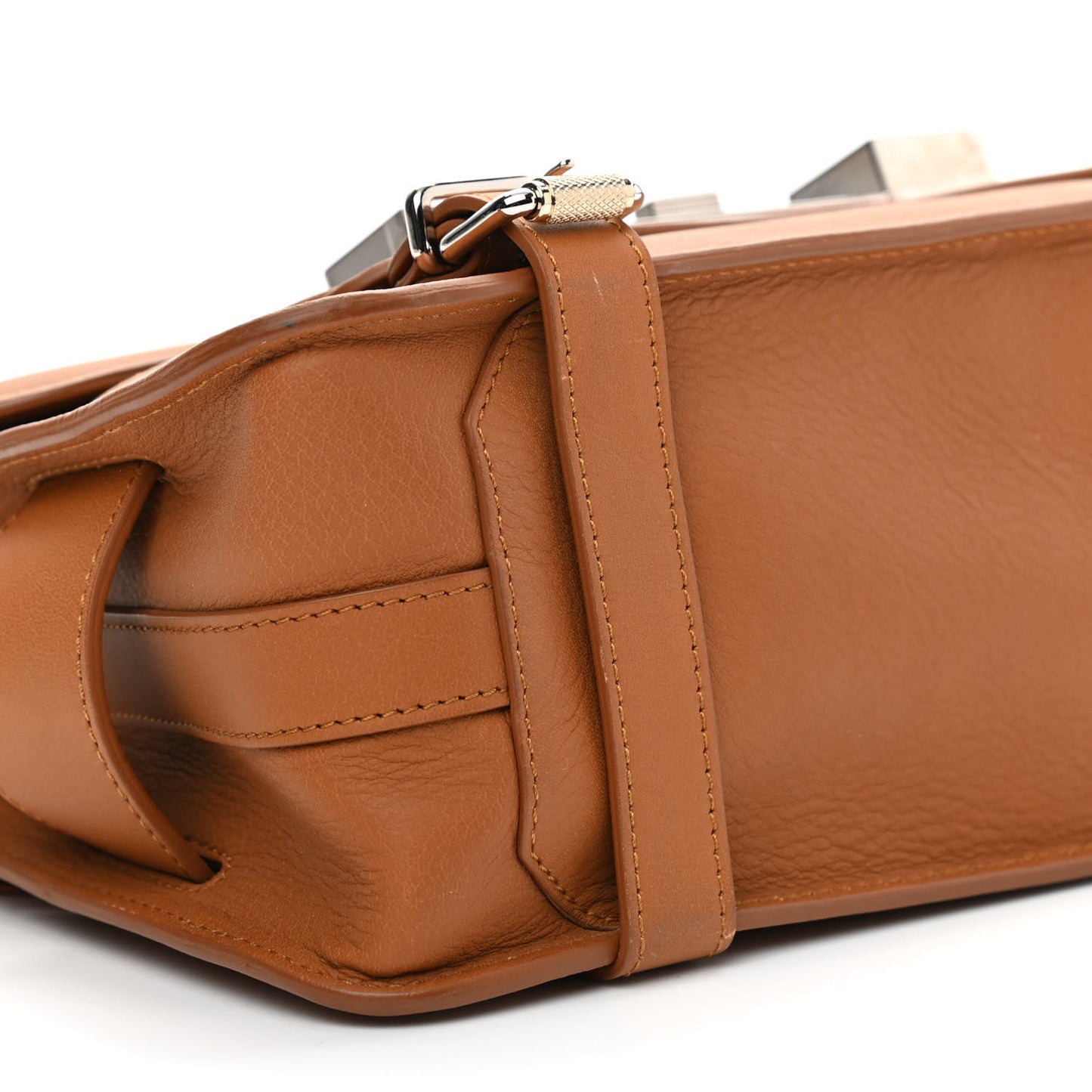 Smooth Calfskin PS11 Classic Shoulder Bag Caramel