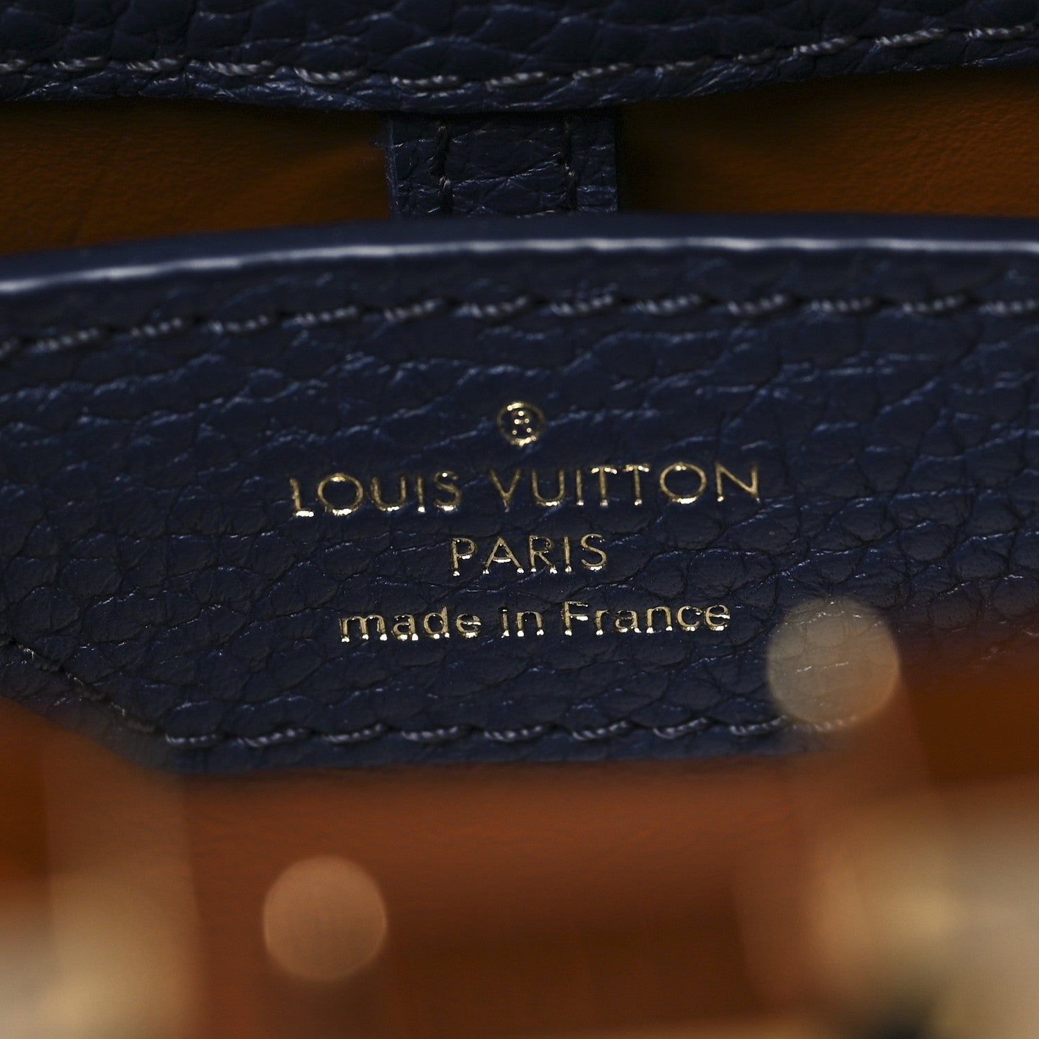 Louis Vuitton Taurillon Capucines BB Tour de France Blue 6 of 10
